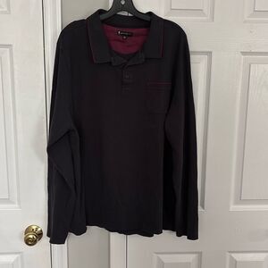 American Tall men’s long sleeve polo size 2XL /T